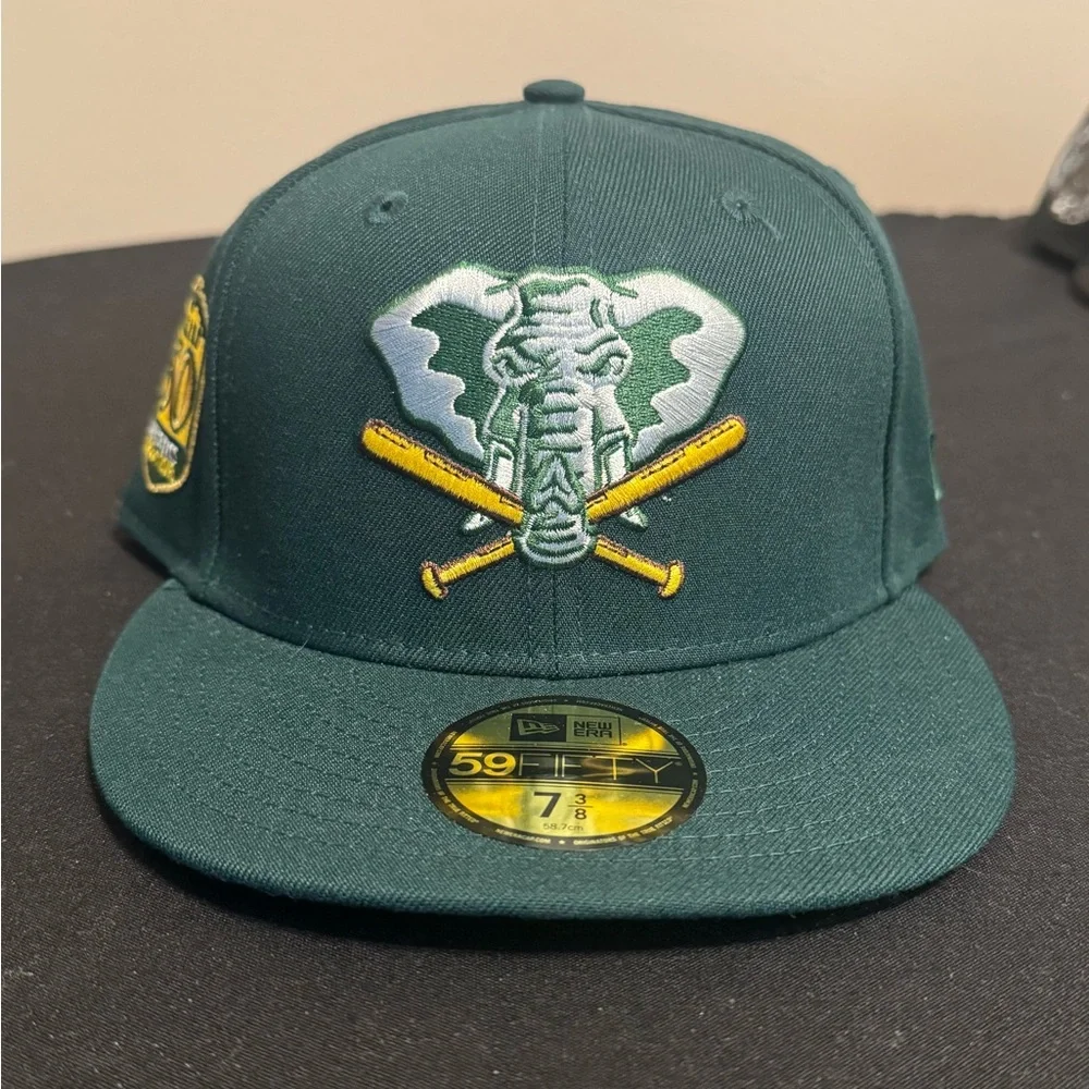 BNWT New Era Oakland A’s 50th Anniversary 59FIFTY Fitted Hat 7 3/8